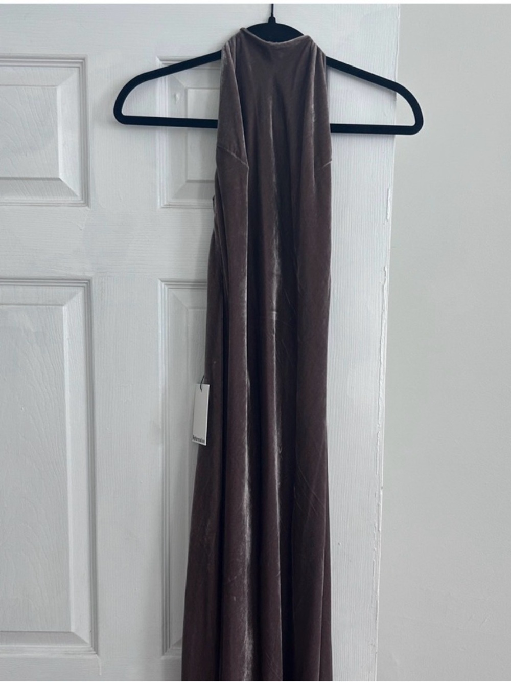 NWT Reformation Silk Velvet Blend Jeany Dress - Picture 3 of 5
